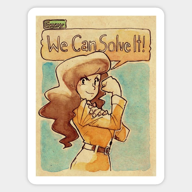 We can solve it! - Emmy Sticker by Schpog